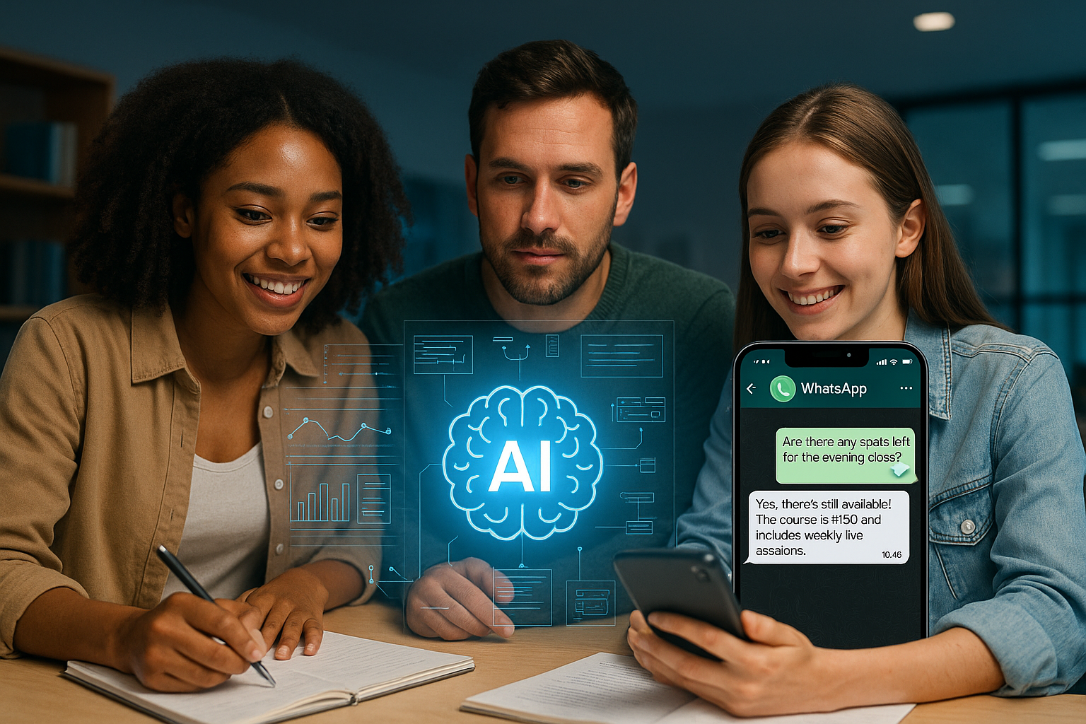 Automatize sua escola com IA: matrículas, dúvidas e lembretes no WhatsApp
